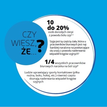 KOŁNIERZ ORTOPEDYCZNY MIĘKKI GRANATOWY + POKROWIEC