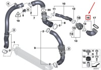 фото thumb №8, Mini cooper s cooper r56 канал повітря короткий впуск 13742756043 оригінальний