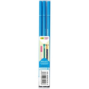 Набор Happy Color из 3 стержней для ручек диаметром 0,5 мм.