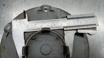 фото thumb №10, Ковпачки алюмінієвий диск vw оригінальний номер 3c0601149q vw 145mm