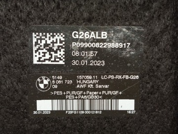 фото thumb №16, Bmw i4 g26 полиця багажника зад задня комплект 8081723 9871082