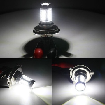 CREE LED H4 HB2 Лампа Лампа 8000лм 6500К 2шт