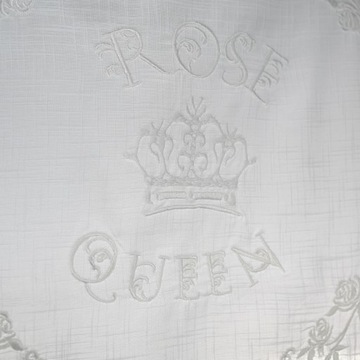 Хлопковая римская штора со шнурками Shabby Embroidery