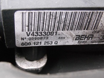 фото thumb №11, Pas переднее радиатор вентилятор skoda fabia ii roomster 1.2 12v 1.4tdi