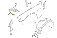 фото thumb №8, Bmw 7 e65 дефлектор лівий 51717027445 новий оригінальний