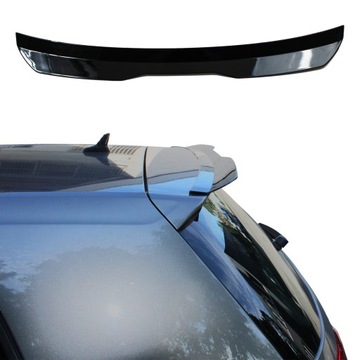 фото thumb №7, Спойлер na кришка багажника vw golf 7 mk7.5 vii gti r чорний блиск