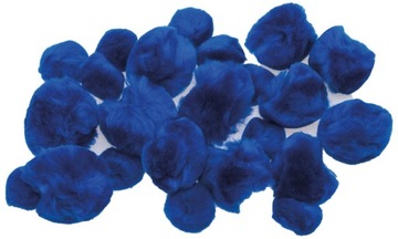 ПОМПОНЫ ДЕКОРАТИВНЫЕ POM37 FLUFFY BLUE 24 шт.