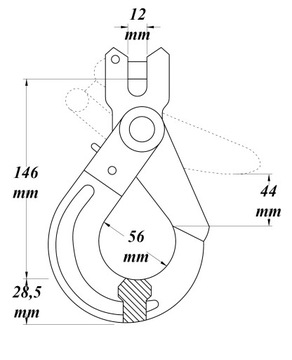 Вилка Safe Hook 10 Safe Auto 3,15 т