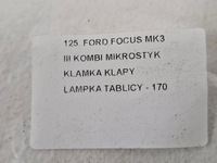 фото thumb №6, Focus mk3 3 kombi мікровимикач кнопка кришки багажника підсвітка номерного знака