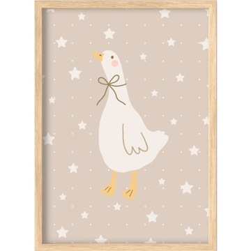 НАБОР ИЗ 3 ПОСТЕРОВ 30х40 GOOSE GEELS БЕЖЕВЫЙ КОРИЧНЕВЫЙ DREAM BIG LITTLE ONE BOHO