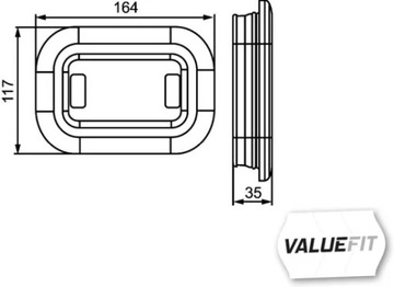 Hella VALUEFIT 2ZR 357 025-021 фонарь заднего хода со светодиодной технологией