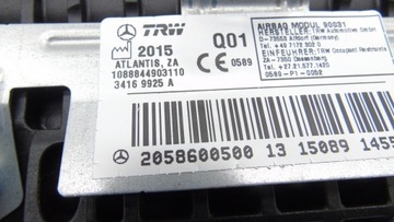 фото thumb №5, Подушка подушка безопасности пассажира mercedes w205 2058600500