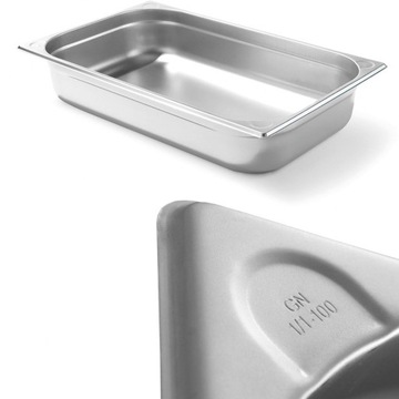 Pojemnik GN 1/1 HENDI Kitchen Line 14L, (H)100mm
