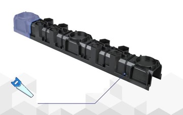 ЛИНЕЙНЫЙ ДРЕНАЖ H105 Решетка ОЦИНКОВАННАЯ КОМПЛЕКТ 6м