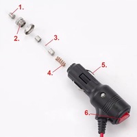 фото thumb №7, Przedłużacz разъём прикуривателя 4m 15a с выключатель штекер разъём solidny