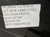 фото thumb №16, Hyundai tucson iii рестайлінг 2018 лампа повний led лівий перед ліва передня