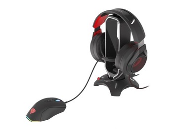 Мышь Bungee Genesis LED RGB подставка для наушников
