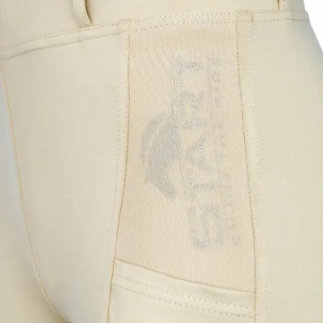 Legginsy damskie START Kensington z pełnym lejem beżowe 42