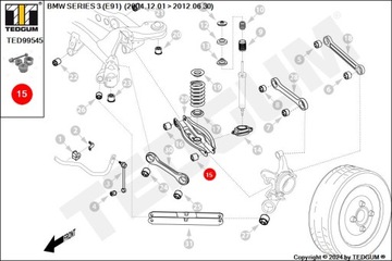 СЪЕМНИК ПОВОРОТНЫЙ ЗАДНИЙ ПОВОРОТНЫЙ РЫЧАГ ДЛЯ BMW OPEL SAAB