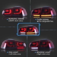 фото thumb №9, Лампи задні kpl повний led neon діоди динамічний тюнінг vw golf vi 6 5k0 2008