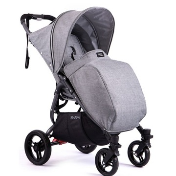 Wózek VALCO SNAP 4 tailor GREY MARLE+ PRZYKRYCIE