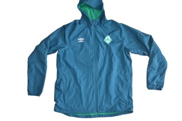 UMBRO WERDER BREMA ВЕСЕННЯЯ КУРТКА С КАПЮШОНОМ XL В ИДЕАЛЬНОМ СОСТОЯНИИ