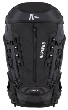 РЮКЗАК ALPINUS SPORTS TOURING ВМЕСТИМОСТЬ ДЛЯ ГОРНО-ЛЕСНОЙ ЧЕРНЫЙ OTWAY 50 Л