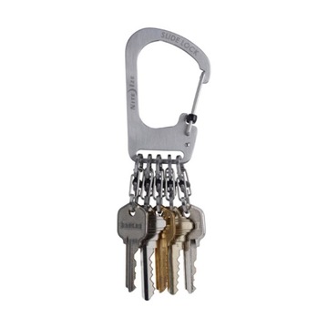 Стальной брелок для ключей Nite Ize SlideLock KCK-11-R3