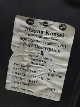 фото thumb №12, Обивка боковина 7050451 комплект mini cooper i