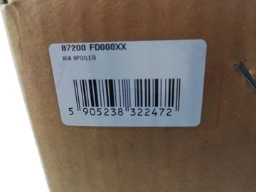 фото thumb №7, Спойлер спойлер зад kia rio 20000-2005 оригинал