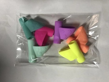 2 шт./лот, силиконовые ручки, держатель для ручек, корректор для обучения письму детей