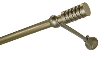 Karnisz metalowy średnica 19 mm pojedynczy bez żabek 4,8 m KOLORY FajnyDom