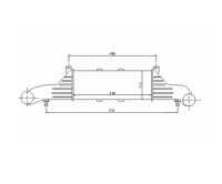Купить Интеркулер mercedes benz c-kl w202 06.93-, фото thumb
