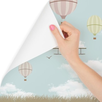 Fototapeta Dziecięca SAMOLOTY Balony Niebo 405x270
