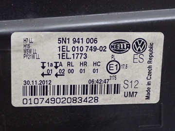 фото thumb №12, Комплектний перед капот лампи бампер європа vw volkswagen tiguan i 5n0 13r