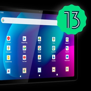 ПЛАНШЕТ 10,4 ДЮЙМА ANDROID 13 8/128 ГБ 8 Мпикс SIM LTE 4G GPS KRUGER MATZ EAGLE 1076