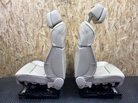 фото thumb №14, Сиденья подогрев диван обивка кремовый кожа европа bmw e60 2008 комплект