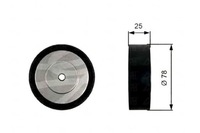 фото thumb №1, Gates ролик направляющая ремень vw transporter iv 2.4
