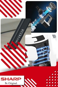 БЕСПРОВОДНОЙ ПЫЛЕСОС Sharp STRONG PARTY CARPET SA-VP1551BR TURBO