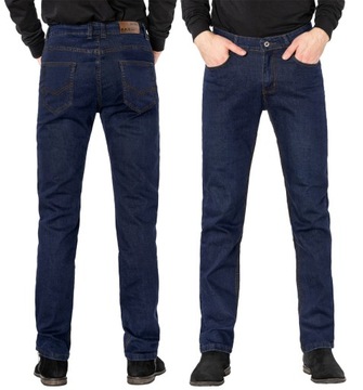 Темно-синие мужские джинсовые брюки Denim 0805 W42 L32