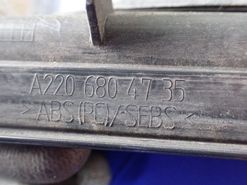 фото thumb №15, Mercedes w220 планка порогова хром лівий зад рестайлінг