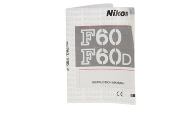 NIKON F60+ MANUAL - надежный фотоаппарат - отличное состояние