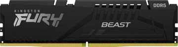 Kingston Fury Beast Black 128 ГБ [4x32 ГБ, 5200 МГц DDR5 CL40 DIMM]