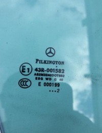 фото thumb №2, Стекло дверь правый перед mercedes slk r172 2012 rok