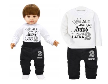 Komplet urodziny Ale gratka ma już 2latka IMIĘ 98