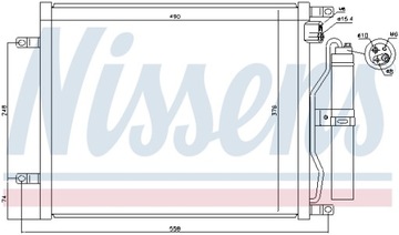 фото thumb №10, Конденсатор радиаторов кондиционера [nissens]