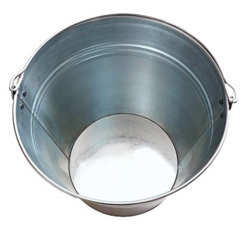 3x Wiadro ocynkowane 5l metalowe uniwersalne + rękawiczki gratis