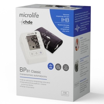 Microlife BP B1 Classic + батарейки в комплекте.
