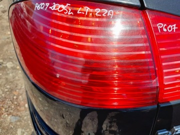 фото thumb №8, Peugeot 607 лампа лівий зад ліва задній крило sedan