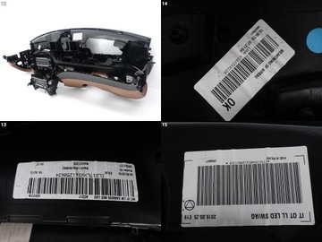 фото thumb №10, Mercedes s-klasa купе cabrio c217 a217 14-20 консоль панель капот шкіра